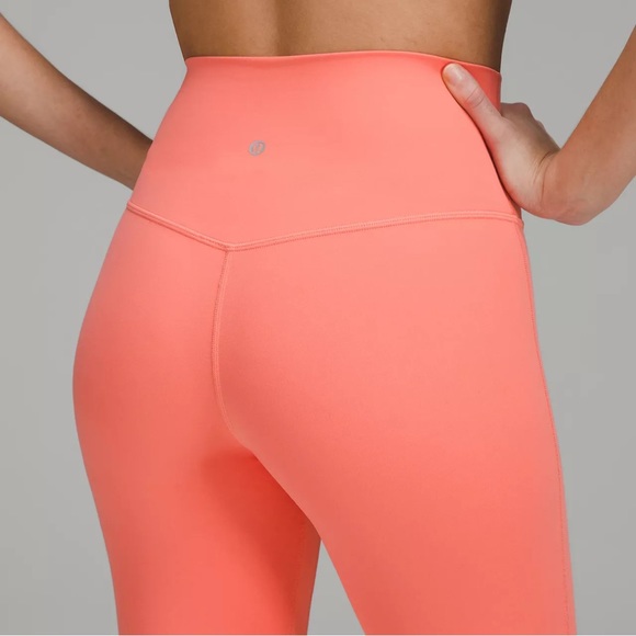 lululemon align leggings size 6 raspberry cream 25” NWT - Picture 3 of 11